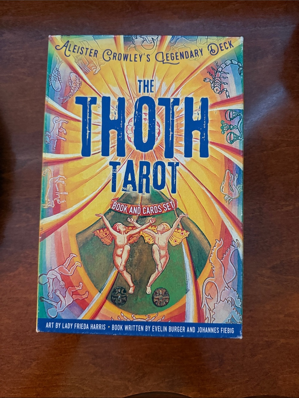 The Thoth Tarot Book and Cards Set - Yellow Deck